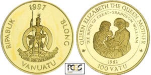 Vanuatu (île de) - Naissance de William - 100 Vatu 1997
