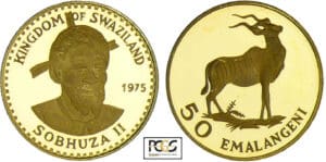 Swaziland - Sobhuza II - 50 emalangeni 1975