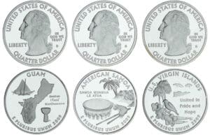 Etats-Unis - Lots de 3 - Quarter dollar 2009 S Etats-Unis - Lots de 3 - Quarter dollar 2009 S