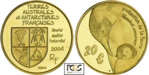 France - Terres Australes - Protection de la faune - 20 euro 2004 - essai France - Terres Australes - Protection de la faune - 20 euro 2004 - essai