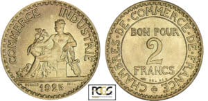 2 francs Chambre de commerce 1925 2 francs Chambre de commerce 1925