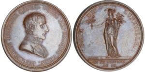 Médaille - Napoléon Bonaparte - La Paix de Luneville - 1801 Médaille - Napoléon Bonaparte - La Paix de Luneville - 1801