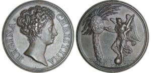 Suède - Médaille - Christina de Suède