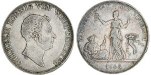 Allemagne - Wurttemberg - Wilhelm - Thaler 1833 W Allemagne - Wurttemberg - Wilhelm - Thaler 1833 W