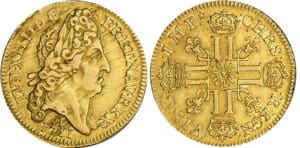 Louis XIV (1643-1715) - Louis d’or au soleil - 1711 A (Paris) Louis XIV (1643-1715) - Louis d’or au soleil - 1711 A (Paris)