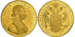 Autriche - Franz Joseph - 4 dukaten 1912 Autriche - Franz Joseph - 4 dukaten 1912