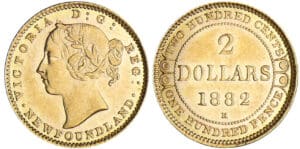 Canada - Newfoundland - 2 dollars 1882