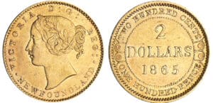Canada - Newfoundland - 2 dollars 1865