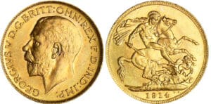 Canada - George V - Souverain 1914 C