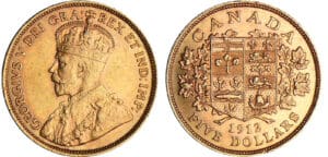 Canada - George V - 5 dollars 1912 Canada - George V - 5 dollars 1912