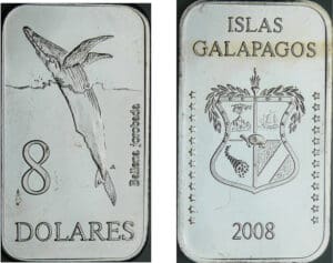 Galapagos (îles) - 8 dollars 2008 Galapagos (îles) - 8 dollars 2008