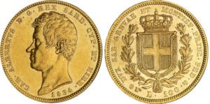 Italie - Sardaigne - Carlo Alberto - 100 lire 1834 (Turin) Italie - Sardaigne - Carlo Alberto - 100 lire 1834 (Turin)
