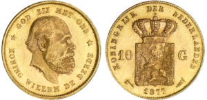 Pays-Bas - Willem - 10 gulden 1877 Pays-Bas - Willem - 10 gulden 1877