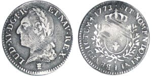 Louis XV (1715-1774) - 1/10 écu à la vieille tête - 1773 I (Limoges)