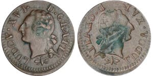 Louis XVI (1774-1792) - Liard - (Paris) frappe incuse