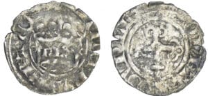 Philippe VI (1328-1350) - Double tournois - 2ème type - 2ème émission 13 aout 1348