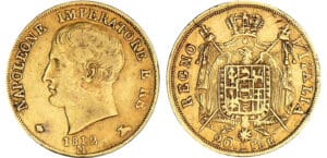 Italie - Règne d'Italie - 20 lire 2ème type 1812 / 09 M (Milan) Italie - Règne d'Italie - 20 lire 2ème type 1812 / 09 M (Milan)