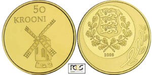 Estonie - 50 krooni 2008 Estonie - 50 krooni 2008