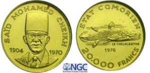 Comores (îles) - 20000 francs 1976