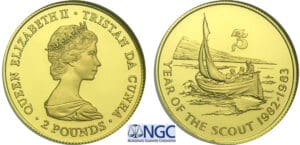 Tristan Da Cunha (île) - 2 pounds 1983 Tristan Da Cunha (île) - 2 pounds 1983