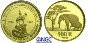 Namibie - 100 R 1987 essai Namibie - 100 R 1987 essai