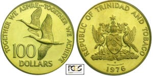 Trinidad et Tobago (îles) - 100 dollars 1976