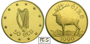 Irlande - 50 écu 1990 Irlande - 50 écu 1990