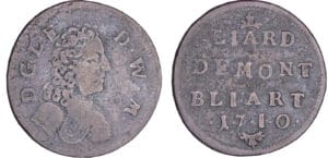 Franche-Comté - Montbéliard - Léopold Eberhard - Liard 1710