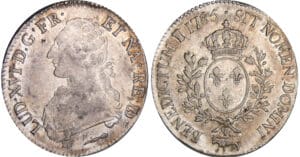 Louis XVI (1774-1792) - Ecu de Béarn aux branches d’olivier - 1785 (Pau)