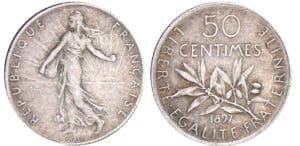 50 centimes Semeuse - 1897 50 centimes Semeuse - 1897