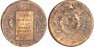 Sol à la balance non daté (1794) - An II AA (Metz) Sol à la balance non daté (1794) - An II AA (Metz)