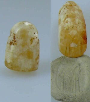 Mésopotamie - Babylone - Cachet en pierre - 3000 av. J.-C. Mésopotamie - Babylone - Cachet en pierre - 3000 av. J.-C.