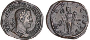 Philippe 1er - Sesterce (246, Rome) - La Félicité