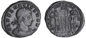 Delmace - Nummus (336-337, Sisica)