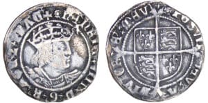 Grande-Bretagne - Henry VIII - Groat Grande-Bretagne - Henry VIII - Groat