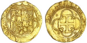 Espagne - Jeannes et Charles - Escudo d'or (Séville) Espagne - Jeannes et Charles - Escudo d'or (Séville)