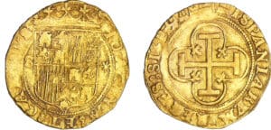 Espagne - Jeannes et Charles - Escudo d'or (Séville) Espagne - Jeannes et Charles - Escudo d'or (Séville)