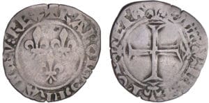 Charles VI (1380-1422) - Double tournois - 2ème émission - Saint-Pourçain