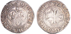 Louis XI (1461-1483) - Blanc au soleil - Rouen