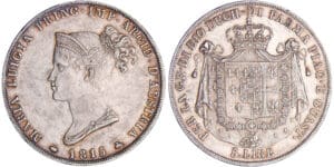Italie - Duché de Parme - 5 lire 1815 (Milan) Italie - Duché de Parme - 5 lire 1815 (Milan)