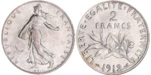 2 francs Semeuse - 1912 2 francs Semeuse - 1912