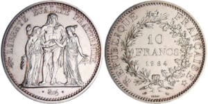 10 francs Hercule  -  1964 essai