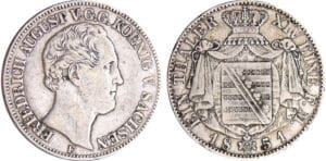 Allemagne - Saxe - Friedrich August - Thaler 1851