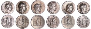 Royaume de Cappadoce - Lot de 6 drachmes