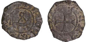 Principauté d'Orange - Raymond IV - Denier au cornet