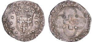 François 1er (1515-1547) - Douzain à la croisette - 1er type - D (Lyon) François 1er (1515-1547) - Douzain à la croisette - 1er type - D (Lyon)