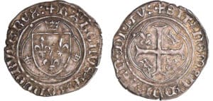 Charles VIII (1483-1498) - Blanc à la couronne - Paris