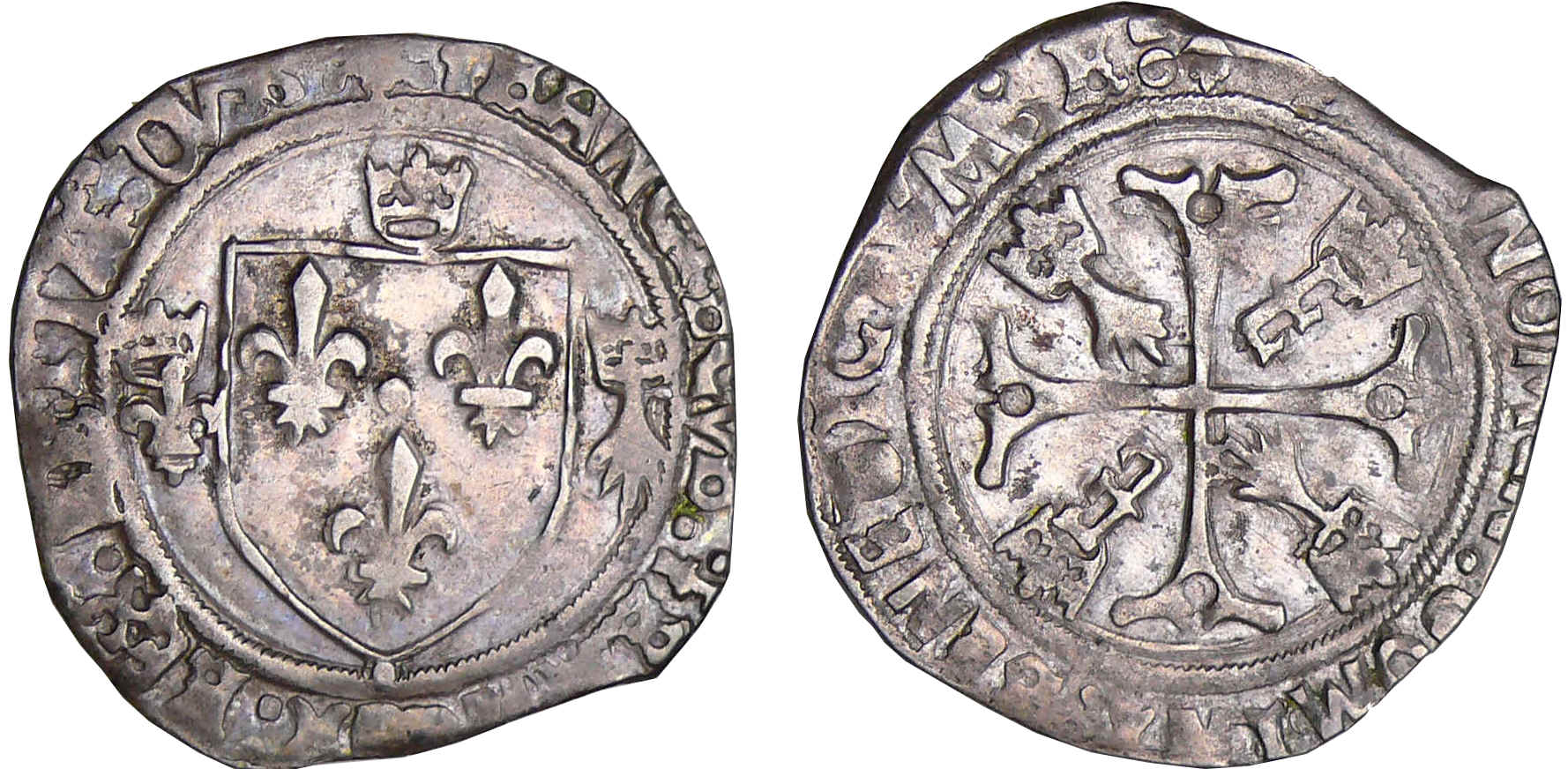 François 1er (1515-1547) - Grand blanc de Bretagne - Rennes François 1er (1515-1547) - Grand blanc de Bretagne - Rennes