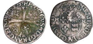 Louis XIII (1610-1643) - Quinzain contremarqué au lis