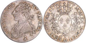 Louis XVI (1774-1792) - ½ écu aux branches d’olivier - 1790 AA (Metz)